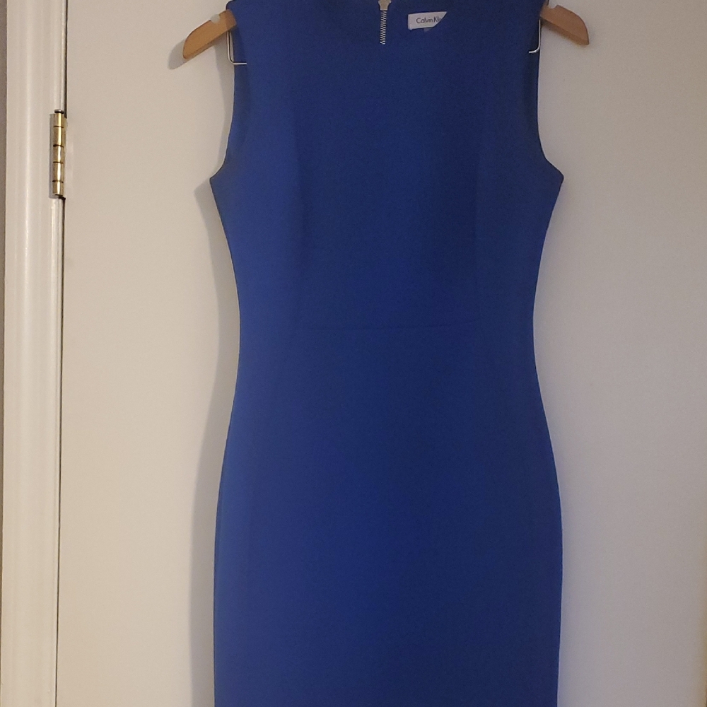 Calvin Klein Women's Royal Blue Midi Dress